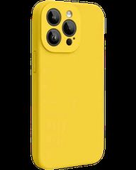 Silicon case protect lens for iPhone 15 Pro Yellow