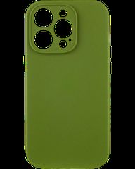 Silicon case protect lens for iPhone 15 Pro Olive