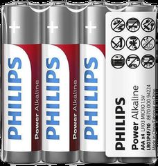 Philips Αλκαλικές Μπαταρίες LR03P4F/10 AAA Power (4τμχ)