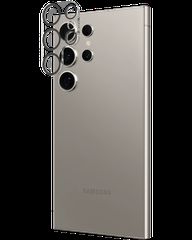 Camera Lens Full Cover Tempered Glass for Samsung Galaxy S24 Ultra Black Circles