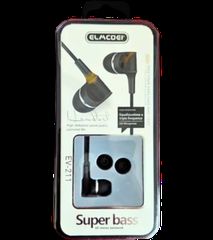 Elmcoei earphones EV-211 jack 3,5mm Black