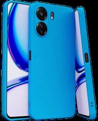 Matt TPU case protect lens for Xiaomi Poco C65 Blue