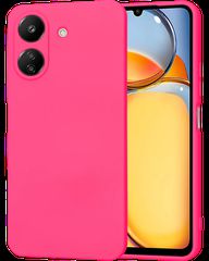 Matt TPU case protect lens for Xiaomi Poco C65 Fuchsia