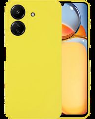 Matt TPU case protect lens for Xiaomi Poco C65 Yellow