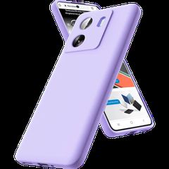 Matt TPU case protect lens for Xiaomi Poco C65 Purple