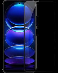 Full Glue Tempered Glass 5D for Xiaomi Redmi Note 12 Pro Plus black frame