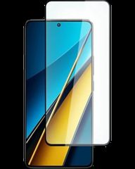 Full Glue Tempered Glass 5D for Xiaomi Poco X6 Neo black frame