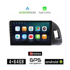 KIROSIWA 4+64GB Android 9" ιντσών οθόνη αυτοκίνητου AUDI Q5 (2008 - 2018) GPS Bluetooth WI-FI ηχοσύστημα αφής 4GB Youtube Playstore USB mirrorlink radio 4x60W Apple Carplay Android Auto