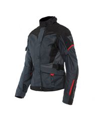 Dainese Tempest 3 Lady D-Dry Jacket Ebony/Black/Lava-Red