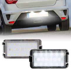 Carro 243904 Led Φαναράκια Πινακίδας Για Seat Ibiza / Cordoba / Leon / Altea / Arosa / Toledo Ζευγάρι 2 Τεμάχια
