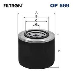 Φίλτρο λαδιού FILTRON OP569