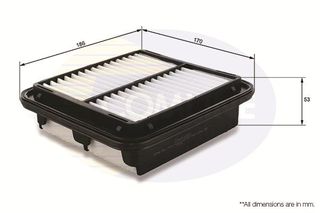 Φίλτρο αέρα COMLINE CDH12201