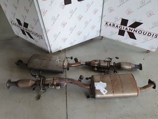 Lexus RX450 2009-2015 κομπλέ εξάτμιση και καταλύτη με κωδικό 13141 futaba