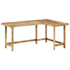 Γραφείο 165x110x75 cm Mango από μασίφ ξύλο 353334