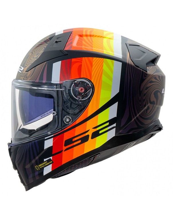 LS2 FF811 Vector II Freedom Matt Black/Chameleon