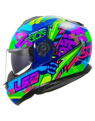 LS2 FF908 Strobe II Svent Gloss Blue/Green