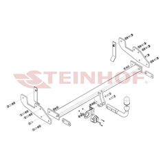 Κοτσαδόρος σταθερός συμβατός για Toyota Hilux VII (2WD)