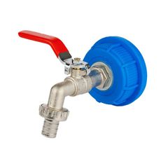 Βρύση 1/2" για μπιτόνι με βίδωμα καπάκι Φ51mm