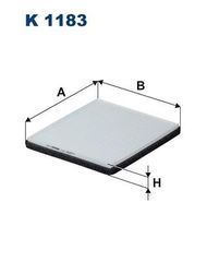 ΦΙΛΤΡΟ ΚΑΜΠΙΝΑΣ FILTRON CF-35  K1183 8713912010 8713952010 8856852010 885685201083 72880AG000 72880AG0009P 72880XA00A