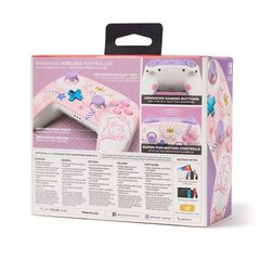 PowerA Enhanced Wireless Controller for Nintendo Switch​ Princess Peach Plaid / Nintendo Switch-thumb-1
