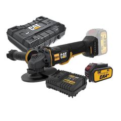 CAT COMBO12 Γωνιακός Τροχός Μπαταρίας 125mm DX314B & ΔΩΡΟ Μπαταρία 4.0Ah DXB4 + Φορτιστής DXC4