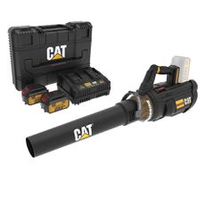 CAT COMBO14 : Φυσητήρας DG250B με 2 μπαταρίες 4.0Ah, διπλό φορτιστή DXK900 και δώρο κασετίνα