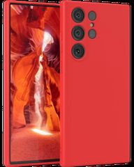 Matt TPU case protect lens for Samsung Galaxy S21 Ultra Red