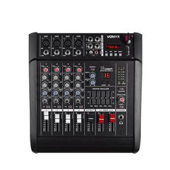 Vonyx AM5A 5 Channel Powered Mixer with DSP & Bluetooth - VONYX