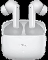 iPro TW300 Plus In-ear Bluetooth Handsfree Ακουστικά με Θήκη Φόρτισης Λευκό