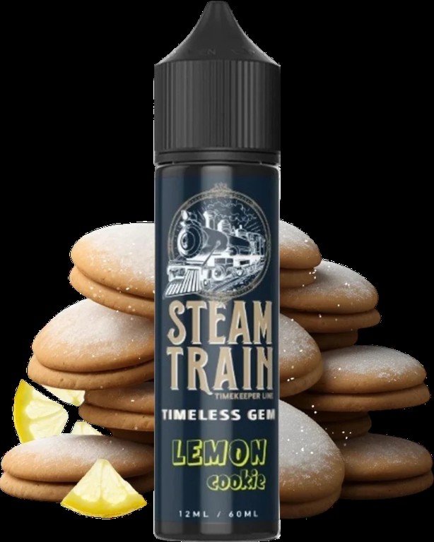 Steam Train Timekeeper Lemon Cookie 12/60ml Flavorshots