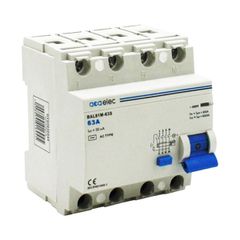Διακόπτης διαρροής RCCB τετραπολικός 4x63A 400V 300mA AC-Type
