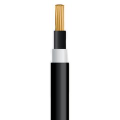 Καλώδιο ρεύματος μαύρο 1x240mm² J1VV-R NYY μονωμένο εξωτερικών εγκαταστάσεων (J1VV-R 1G140 μαύρο)