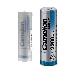 Μπαταρία λιθίου 18650 Camelion με χωρητικότητα 2600 mAh χωρίς προστασία