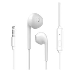 Ακουστικά ψείρες CELEBRAT earphones G12 με μικρόφωνο 14.2m1.2m καλώδιο σε λευκό χρώμα