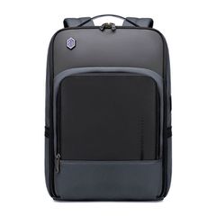ARCTIC HUNTER τσάντα πλάτης B00403-GY με θήκη laptop 15.6", USB, γκρι