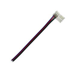 Καλώδιο τροφοδοσίας με τάση 0-24V για smd led ταινία rgbw 10mm με διάσταση 170x12x5mm