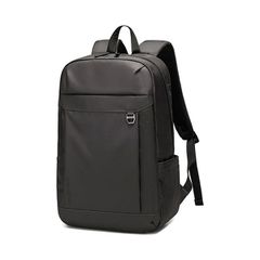 Τσάντα πλάτης GOLDEN WOLF GB00400-BK με θήκη laptop 15.6" από αδιάβροχο υλικό σε μαύρο χρώμα
