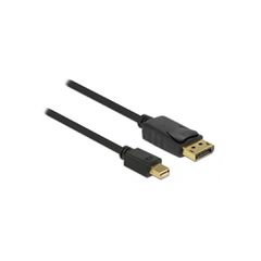 Καλώδιο DELOCK DisplayPort σε DisplayPort Mini DELOCK 4K/60Hz με μήκος 2m μαύρο