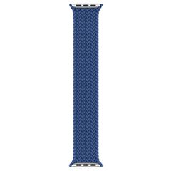 Ανταλλακτικό λουράκι ROCKROSE πλεκτό solo band Maya για Apple Watch 42/44mm σε L μέγεθος 165mm μπλε