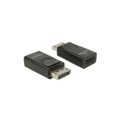 Αντάπτορας DisplayPort 1.2 σε HDMI DELOCK με ανάλυση 4K passive σε μαύρο χρώμα