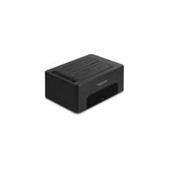 Docking station DELOCK clone/erase function με 2x θύρες SSD/HDD με ταχύτητα μεταφοράς έως 5Gb/s