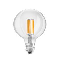 Λάμπα LED E27 G125 filament globe clear 7,2W με ενδιάμεσο χρώμα φωτός 4000k 1521lm 360°