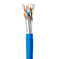 Καλώδιο DATA FTP CAT 6e με διατομή 4x2x23AWG CU σε μπλε χρώμα