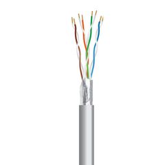 Καλώδιο DATA FTP CAT-5e με διατομή 4x2x0.51mm² 24AGW CCA με σε γκρι χρώμα