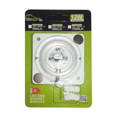 Πλακέτα LED SMD MAGNET MODULE 12W 230VAC 1000LM 160° ψυχρό χρώμα φωτός 6500K Ra80