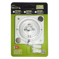 Πλακέτα LED SMD MAGNET MODULE 12W 230VAC 960LM με δέσμη160° θερμό χρώμα φωτός 3000K Ra80