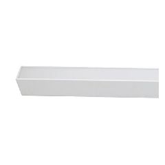 Λευκό γραμμικό φωτιστικό αλουμινίου LED 50W 230V σε θερμό λευκό φως 3000K 150cm δέσμης 110°