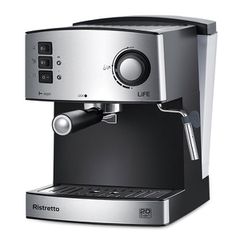 Mηχανή Espresso - Cappuccino 850W με πίεση 20bar με δοσομετρητή καφέ & tamper με πρόσοψη από ανοξείδωτο ατσάλι