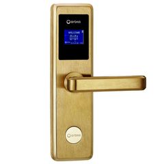 Bluetooth κλειδαριά RFID τεχνολογίας Mifare από ανοξείδωτο ατσάλι ORBITA E4131BB GOLD BLUETOOTH σε χρυσό χρώμα