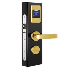 Κλειδαριά RFID με τεχνολογία Mifare με μηχανισμό ANSI Standard με λειτουργία Anti - Panic ORBITA S4132G GOLD σε χρώμα χρυσό